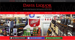Desktop Screenshot of davisliquoroutlet.com